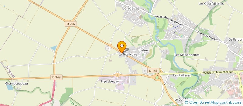 localisation de l'entreprise MONSIEUR XAVIER BORTOLOTTI  LONGEVES