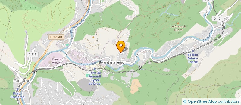 localisation de l'entreprise MONSIEUR XAVIER BOUCHARD  PEILLON