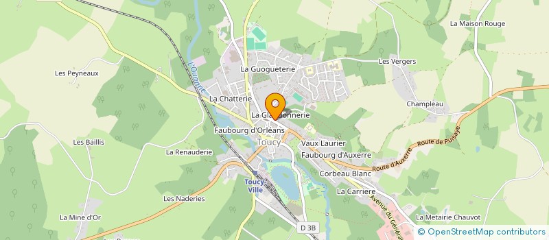 localisation de l'entreprise MONSIEUR XAVIER BOUCHE-PILLON à TOUCY
