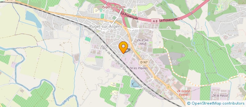 localisation de l'entreprise MONSIEUR XAVIER BOUCHER à PUGET-SUR-ARGENS