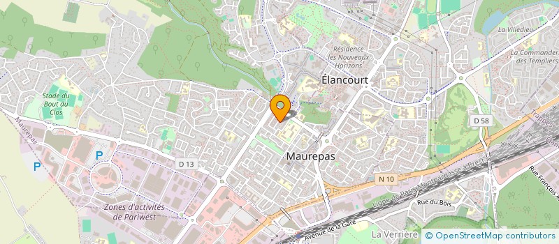 localisation de l'entreprise MONSIEUR XAVIER BOUCHERIE  MAUREPAS