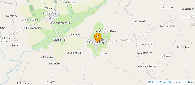 localisation de l'entreprise MONSIEUR XAVIER BOUGLE à SAINT CYR-LA-ROSIERE