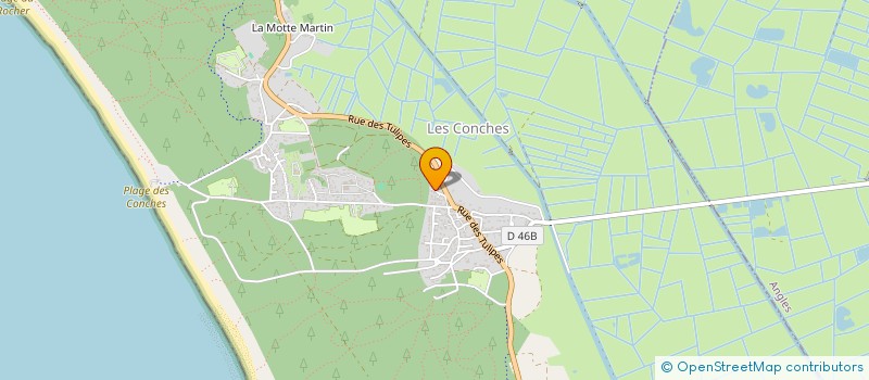 localisation de l'entreprise MONSIEUR XAVIER BOUHARD  LONGEVILLE-SUR-MER