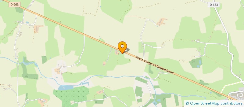 localisation de l'entreprise MONSIEUR XAVIER BOURBON  VAL D'ERDRE-AUXENCE