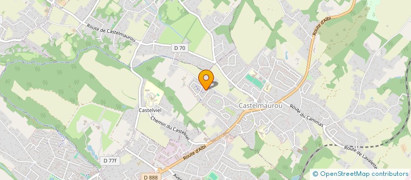 localisation de l'entreprise MONSIEUR XAVIER BOURDETTE  CASTELMAUROU