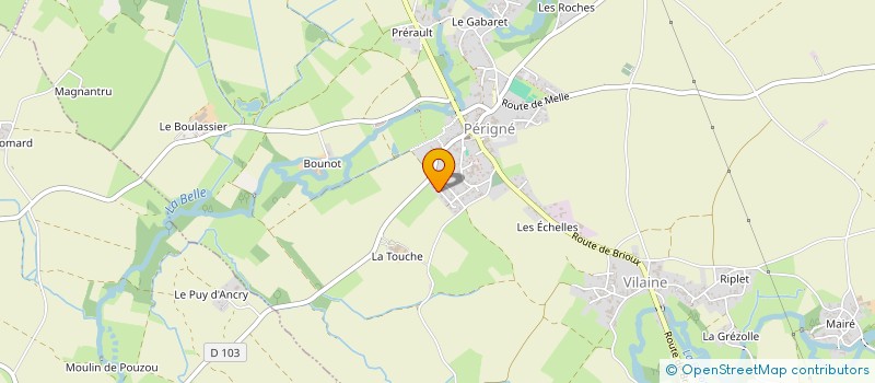 localisation de l'entreprise MONSIEUR XAVIER BOUSSIQUET  PERIGNE