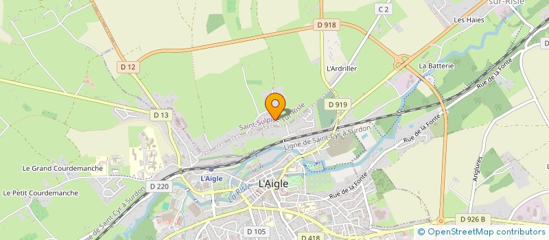 localisation de l'entreprise MONSIEUR XAVIER BOUTHIER à SAINT-SULPICE-SUR-RISLE