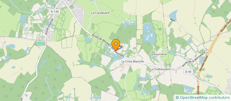 localisation de l'entreprise MONSIEUR XAVIER BOUTIN  SAINT-AVAUGOURD-DES-LANDES