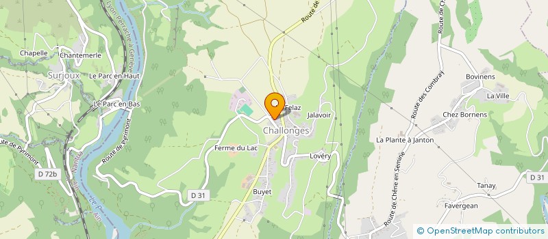 localisation de l'entreprise MONSIEUR XAVIER BOUTTEN  CHALLONGES
