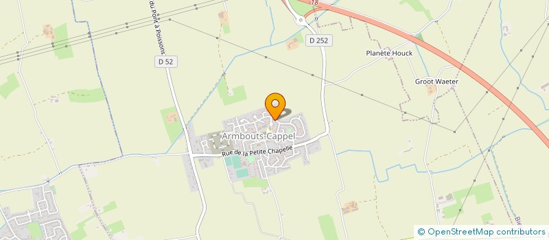 localisation de l'entreprise MONSIEUR XAVIER BOUWYN  ARMBOUTS-CAPPEL