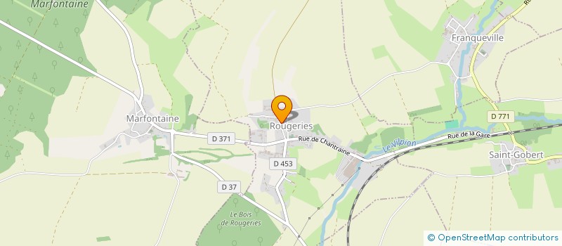 localisation de l'entreprise MONSIEUR XAVIER BOUXIN  ROUGERIES