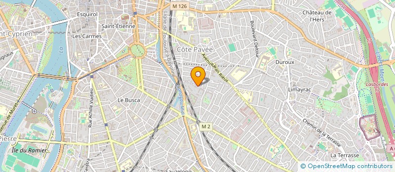 localisation de l'entreprise MONSIEUR XAVIER BOUYGUES  TOULOUSE