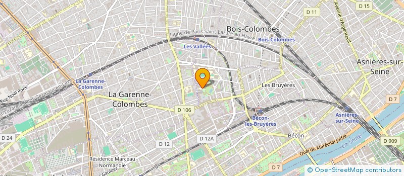 localisation de l'entreprise MONSIEUR XAVIER BOVIER-LAPIERRE à BOIS-COLOMBES