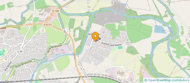 localisation de l'entreprise MONSIEUR XAVIER BOYER  CARCASSONNE