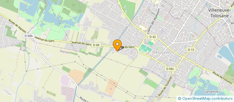 localisation de l'entreprise MONSIEUR XAVIER BOYMOND  FROUZINS