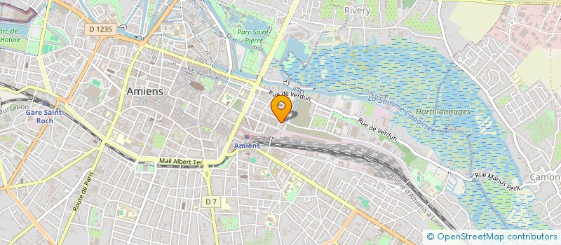 localisation de l'entreprise MONSIEUR XAVIER BRANDICOURT  AMIENS