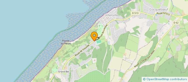 localisation de l'entreprise MONSIEUR XAVIER BRANDT  TOUQUES