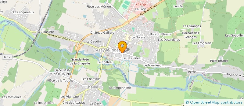 localisation de l'entreprise MONSIEUR XAVIER BREILLAT  AZAY LE RIDEAU