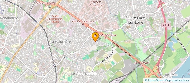 localisation de l'entreprise MONSIEUR XAVIER BRENON  NANTES