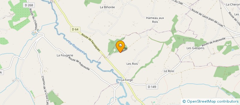 localisation de l'entreprise MONSIEUR XAVIER BRESLER  LISORES