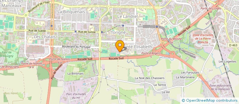 localisation de l'entreprise MONSIEUR XAVIER BRIAND  RENNES