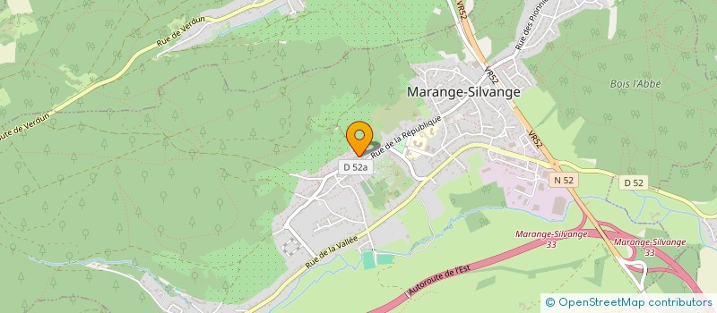 localisation de l'entreprise MONSIEUR XAVIER BRIQUET à MARANGE-SILVANGE