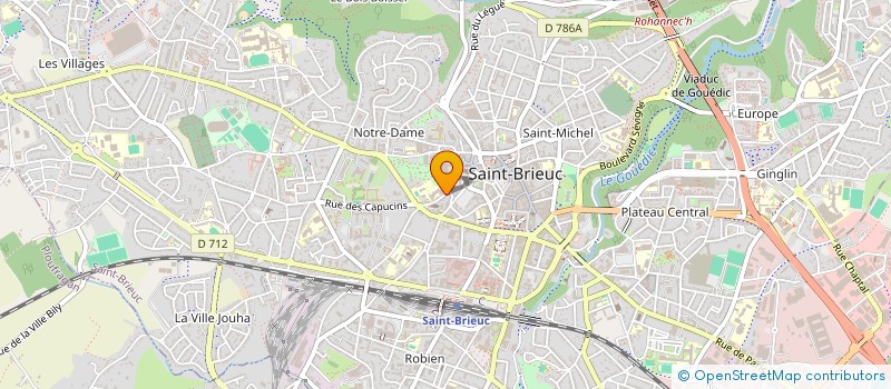 localisation de l'entreprise MONSIEUR XAVIER BROSSE à SAINT-BRIEUC