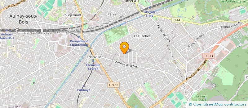 localisation de l'entreprise MONSIEUR XAVIER BRUNEAU  SEVRAN