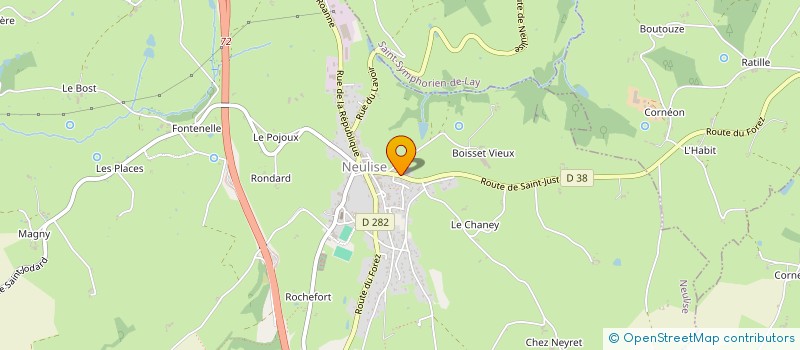 localisation de l'entreprise MONSIEUR XAVIER BRUNEL  VENDRANGES