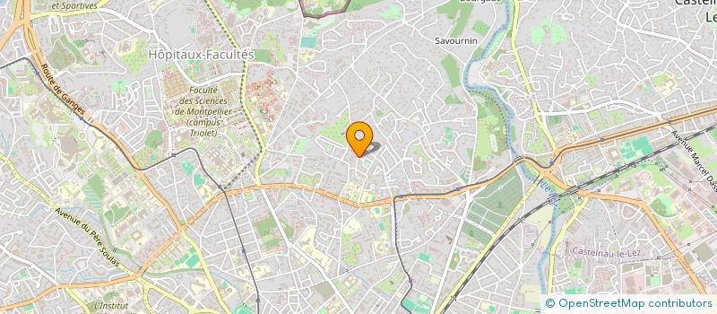 localisation de l'entreprise MONSIEUR XAVIER BRY à MONTPELLIER