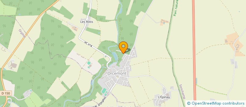 localisation de l'entreprise MONSIEUR XAVIER BTESH  ORCEMONT