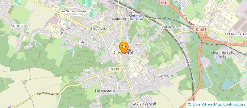 localisation de l'entreprise MONSIEUR XAVIER BULLIARD à CLERMONT