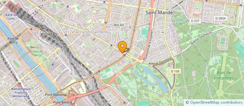 localisation de l'entreprise MONSIEUR XAVIER BUREAU  PARIS