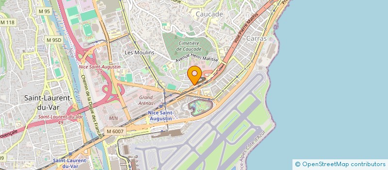 localisation de l'entreprise MONSIEUR XAVIER BUSSONNAIS à NICE