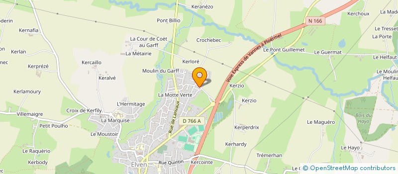 localisation de l'entreprise MONSIEUR XAVIER BUTTIN  ELVEN