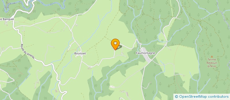 localisation de l'entreprise MONSIEUR XAVIER CABROL  SAINT-AMANS-VALTORET