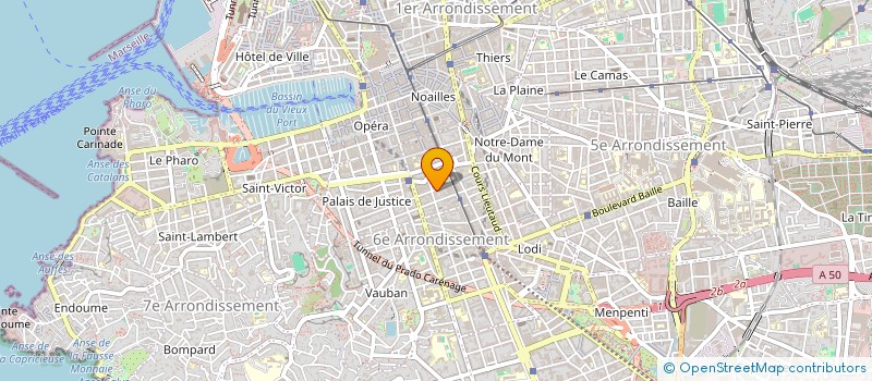 localisation de l'entreprise MONSIEUR XAVIER CACHARD  MARSEILLE