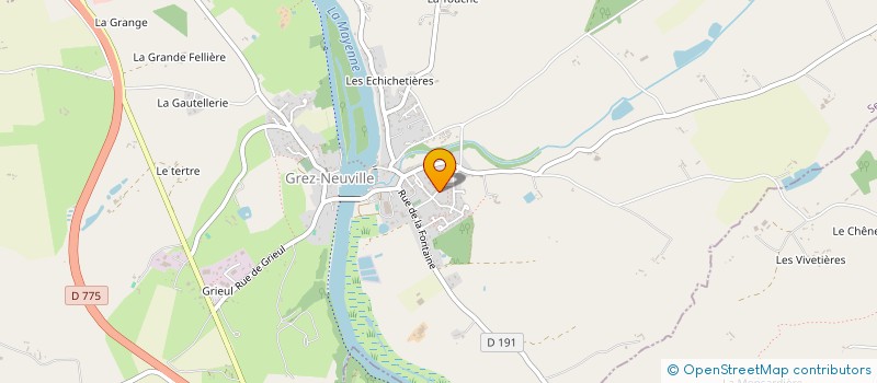 localisation de l'entreprise MONSIEUR XAVIER CADEAU à GREZ-NEUVILLE