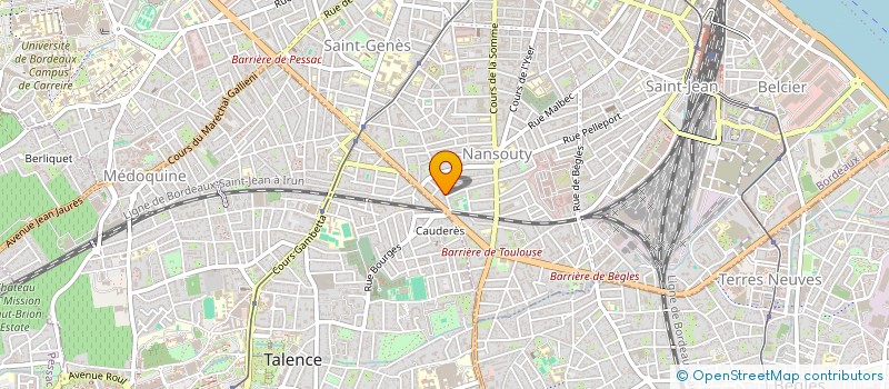 localisation de l'entreprise MONSIEUR XAVIER CAMBAR à BORDEAUX