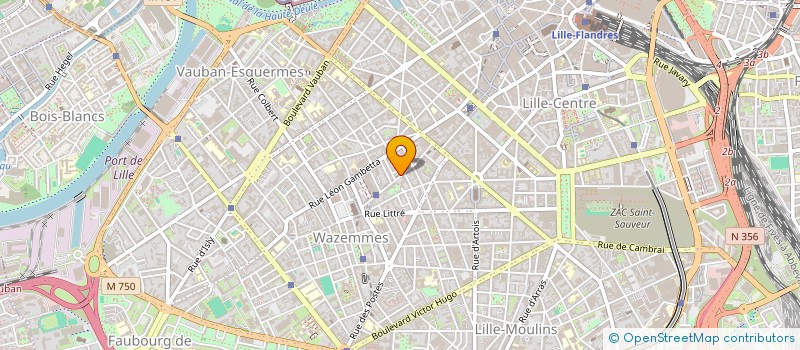 localisation de l'entreprise MONSIEUR XAVIER CAMBIER à LILLE