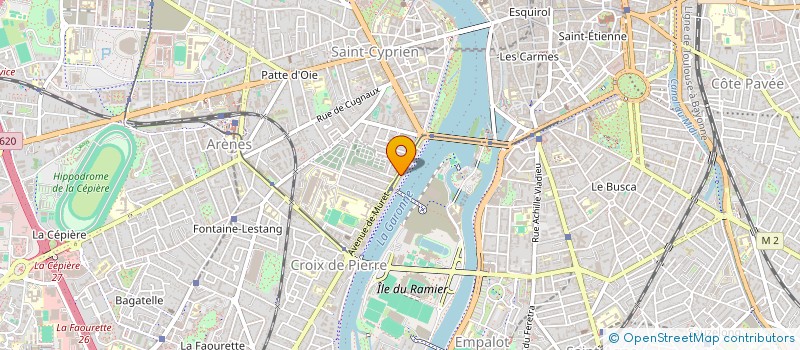localisation de l'entreprise MONSIEUR XAVIER CAMINS  TOULOUSE