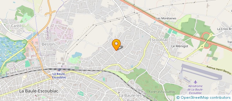 localisation de l'entreprise MONSIEUR XAVIER CAMUS LA GUERINIERE à LA BAULE-ESCOUBLAC