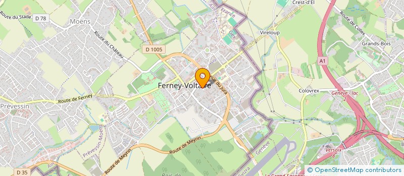 localisation de l'entreprise MONSIEUR XAVIER CANCE à FERNEY-VOLTAIRE