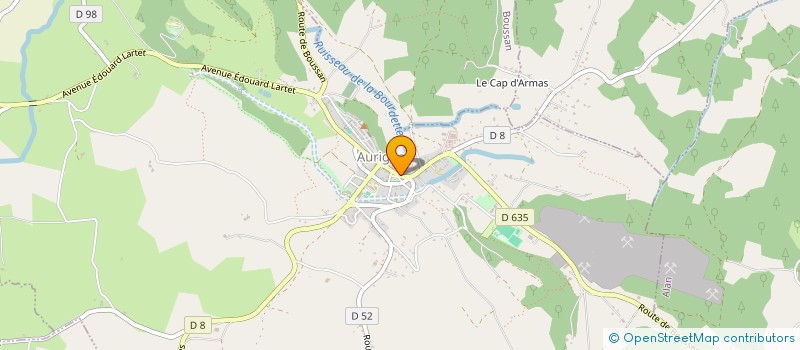 localisation de l'entreprise MONSIEUR XAVIER CANDOTTO  AURIGNAC