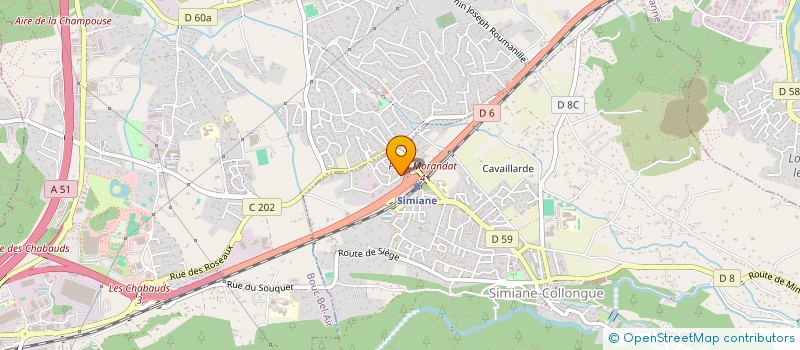 localisation de l'entreprise MONSIEUR XAVIER CANTE  SIMIANE-COLLONGUE