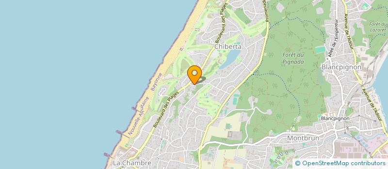 localisation de l'entreprise MONSIEUR XAVIER CANTORNE à ANGLET
