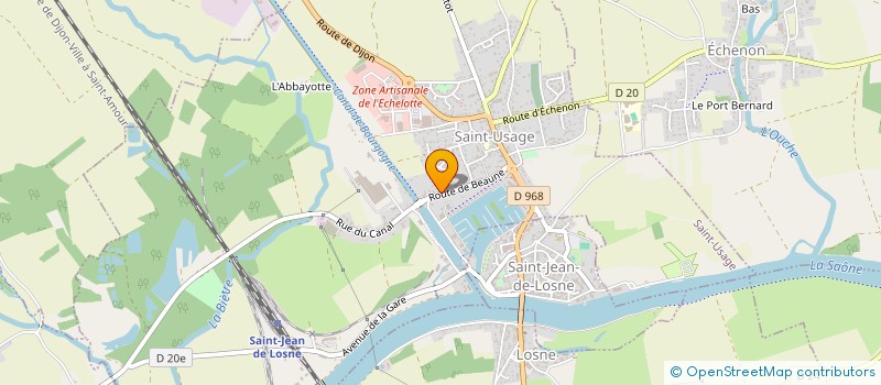 localisation de l'entreprise MONSIEUR XAVIER CAPRION  SAINT-USAGE