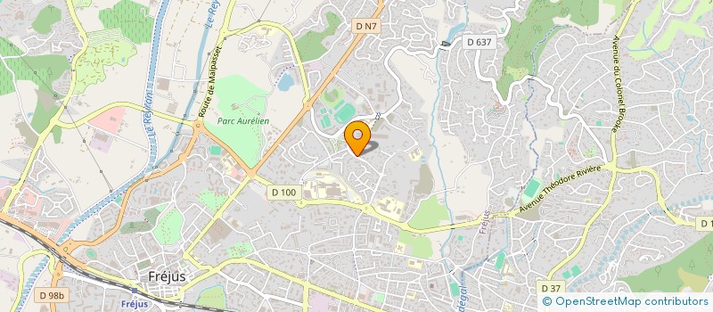 localisation de l'entreprise MONSIEUR XAVIER CARDIN à FREJUS