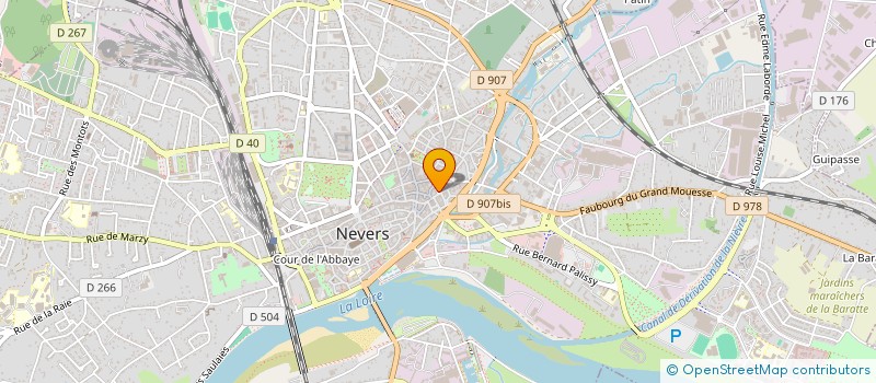 localisation de l'entreprise MONSIEUR XAVIER CARDOSO à NEVERS