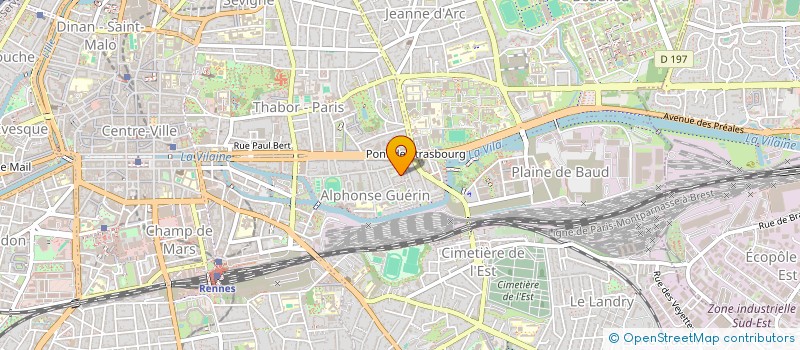 localisation de l'entreprise MONSIEUR XAVIER CARJUZAA  RENNES